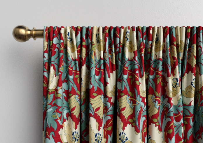 Art Deco, Cherry - Made to Measure Curtains - Image 9